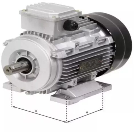 Sodise – Moteur électrique triphasé 3CV 400V 3000 tr/min – Ø arbre 24 mm – Performance fiable pour compresseurs industriels (1/3)