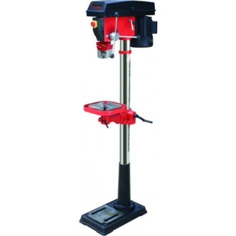 Drakkar Equipement – Perceuse à colonne 750W monophasée Ø 20mm – 16 vitesses 180-2770 tr/min – Pour bois dur et métal – 15593