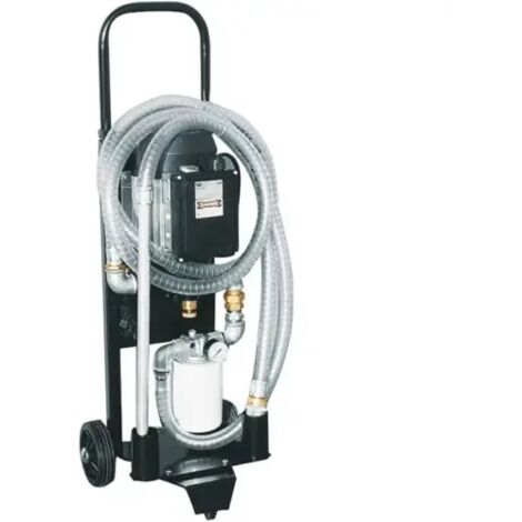 Sodise – Pompe à huile à palette 230V – Débit 25/30 L/min – Moteur avec protection thermique – Tuyau aspiration 2m – Filtre 10 microns
