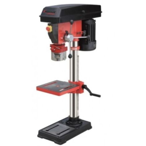 Drakkar Equipement – Perceuse à colonne monophasée 550W – Capacité de perçage max Ø 16mm – 12 vitesses de 300 à 2550 tr/min – Pour bois dur et béton armé