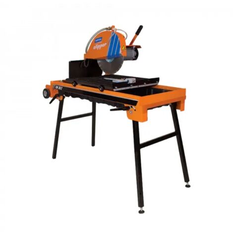 Norton – Scie de maçon 350 mm – Lame 2,2 kW pour béton armé – Coupe biseautée à 45° – Table extra-large 600 x 600 mm - CM352