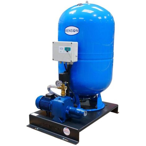 Renson – Groupe de surpression automatique 300 litres – Pression de service 10 bar – Débit max 120 l/min – Réservoir à membrane alimentaire