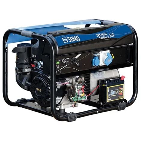 Groupe électrogène essence monophasé 6500 W SDMO