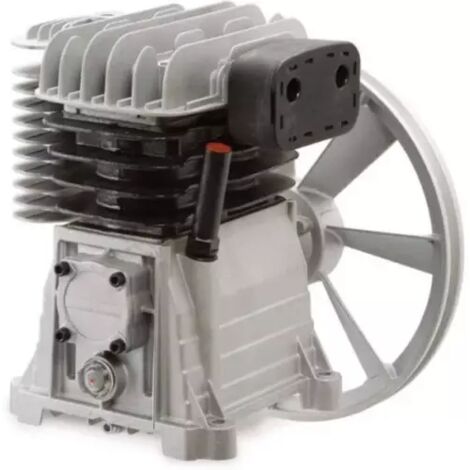 Abac – Tête de compresseur 3 CV mono 10 bar – Cylindre en fonte – Débit 20,2 m³/h – Pression 10 bar pour usage intensif - AIR 3 CV