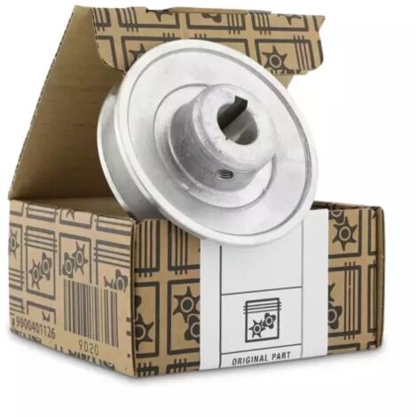 Abac – Poulie moteur compresseur 90 mm – Alésage 19 mm – Pièce de rechange d'origine Atlas Copco – Performance optimale - 90-1A-Al