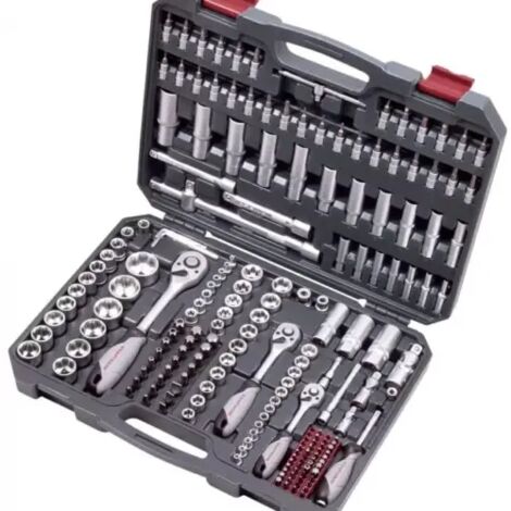 Kraftwerk – Coffret multi-outils 200 pièces – Douilles Super-Lock 4-32mm – Embouts Torx, Phillips et Pozidriv – Pour chantiers humides et espaces confinés (1/3)