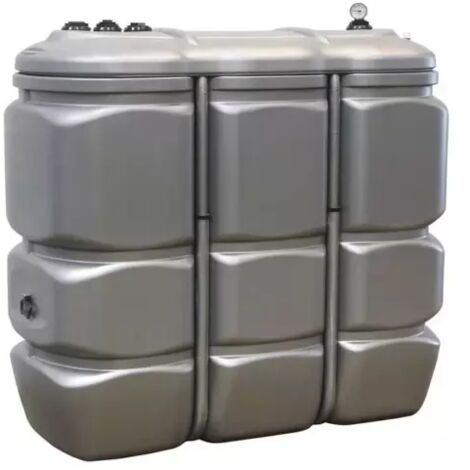 Cuve de stockage gasoil 1500L en PEHD double paroi – Traitement anti-UV – Détecteur de fuite et jauge inclus – Pour usage intérieur et extérieur – Schutz