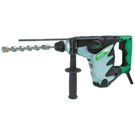 Hikoki – Perforateur burineur 30 mm SDS – Puissance 850 W – Force de percussion 5.4 Joules – Vitesse 0-850 tr/min – Pour béton armé (1/2)
