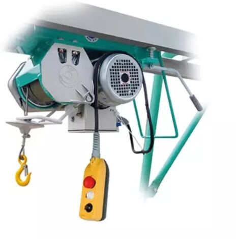 Imer – Élévateur électrique 500 kg – Monophasé 230 V – Télécommande 1,5 m – Vitesse de levage 17 m/min – Hauteur de travail 43 m