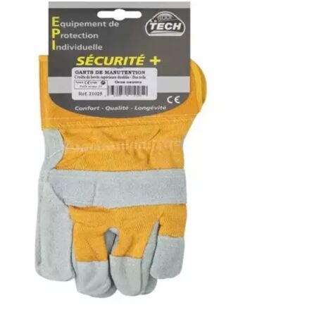 Gants docker croute de bovin T10 - carte (1/2)