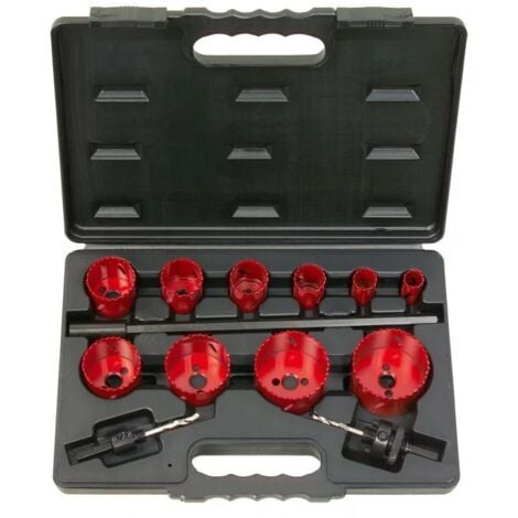 Coffret de 10 scies cloches bi métal