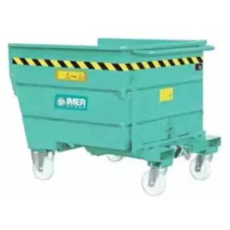 Benne renversable avec roues IMER (1/3)