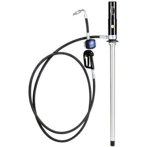 Renson – Pompe à huile pneumatique 5:1 pour fût 200L – Flexible 4m – Pression de service 5 à 8 bar – Débit 20 l/min
