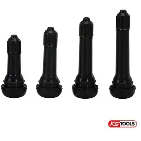 Kstools – Valves pneus tubeless 43 mm – Diamètre 11.5 mm – Résistance 4.5 bar – Type TRC-413 pour étanchéité parfaite