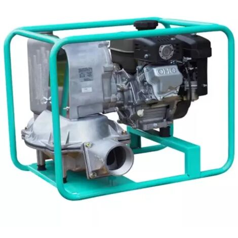 Imer – Motopompe thermique à membrane pour eaux chargées – Débit 250L/min – Hauteur de refoulement 15m – Auto-amorçante 75mm