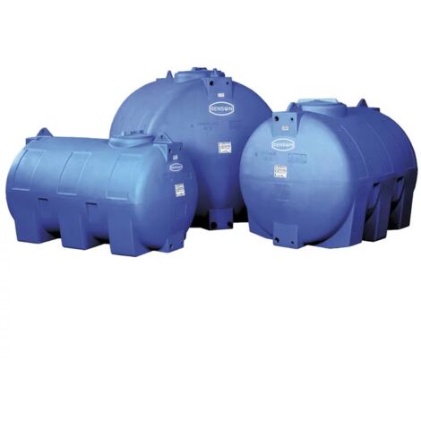 Renson – Cuve de stockage d'eau horizontale 3000 litres – Corps rainuré – Traitement anti-UV – Dimensions 1450x1550x2000 mm – Pour abreuvoir et récupération d'eau