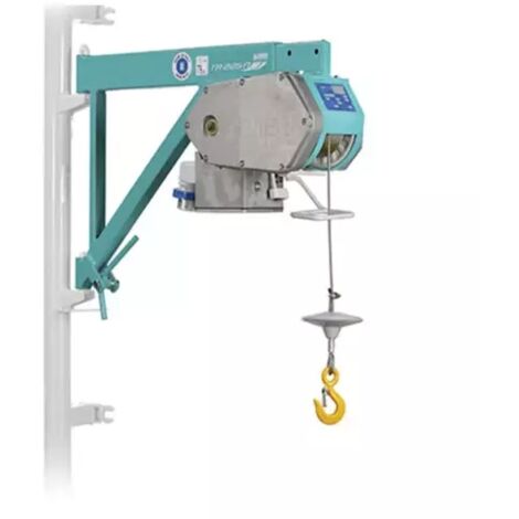 Imer – Élévateur 200 kg monophasé 230V – Vitesse de levage 19 m/min – Hauteur de travail 30 m – Câble acier 31 m