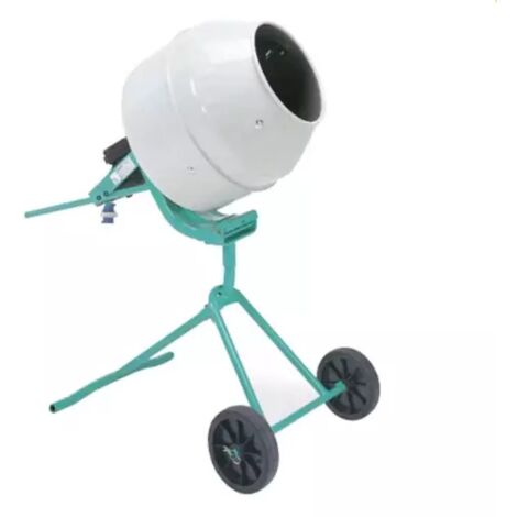 Imer – Bétonnière électrique 230 V – Cuve acier orientable 134L – Moteur monophasé 0.3 kW – Performance optimale pour chantiers humides