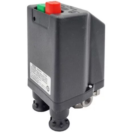 Pressostat 4 voies 3/8'' 12 bar avec disjoncteur thermique 6,3-10A