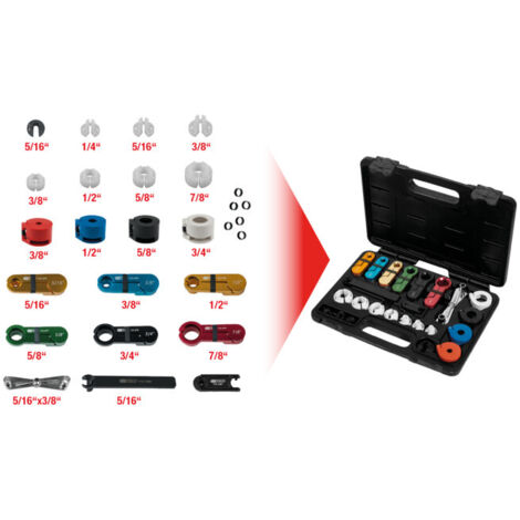 Coffret d'outils pour raccords de climatisation 22 pièces Kstools (1/5)