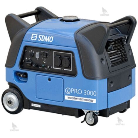 Sdmo – Groupe électrogène inverter 3000W – Moteur Yamaha – Démarrage électrique – Autonomie 10h – Nuisance sonore 59 dB(A) – Monophasé