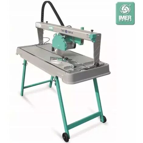 Imer – Scie à matériaux 250mm – Puissance 1.5kW – Profondeur de coupe 66mm – Vitesse 2800tr/min – Pour carreaux de grand format (1/3)