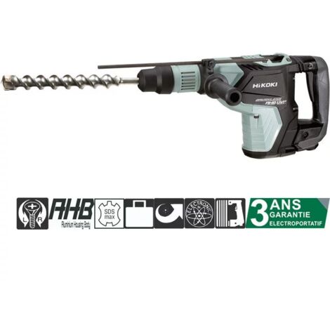 Hitachi – Perforateur-burineur 40 mm SDS MAX 1150 W – Force de frappe 11 J – Moteur Brushless – Système anti-vibration pour confort d'utilisation - DH40MEYWSZ (1/10)