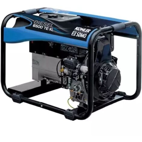 Sdmo – Groupe électrogène triphasé 6,5 kVA – Moteur Kohler Diesel – Autonomie 13,3h – Réservoir 16L – 108 dB(A) puissance acoustique (1/3)