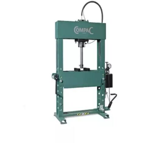 Presse d’atelier hydraulique 40 tonnes piston mobile commande à pédale