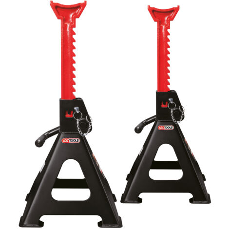 KS Tools - Chandelles à crémaillères, 6t - lot de 2 - 160.0371