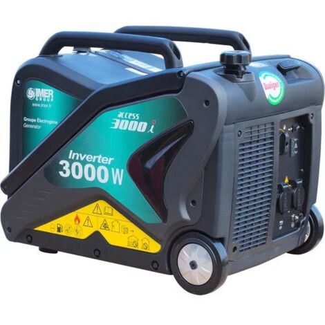 Groupe électrogène inverter essence monophasé 3000 W WORMS