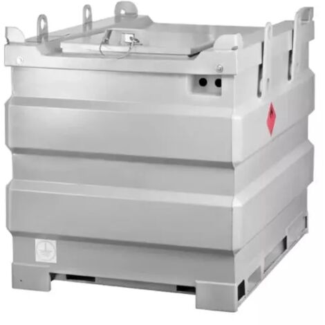 Pressol – Citerne mobile GNR gazole fioul 1000 litres – Acier double paroi – Transportable par chariot élévateur – Certificat ADR