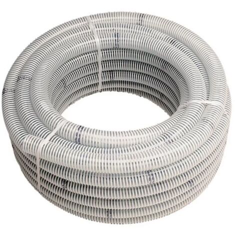 Tuyau d'aspiration pour motopompe Ø 25 mm – PVC armé – Aspiration d'eaux – Vendu par multiple de 5 mètres – Worms