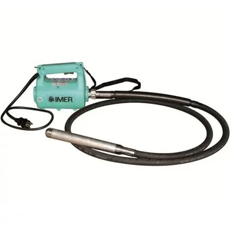 Imer – Aiguille vibrante Ø 48mm – Longueur flexible 3m – Puissance 2,3 kW – Pour béton armé – Moteur à 18 000 Tr/min