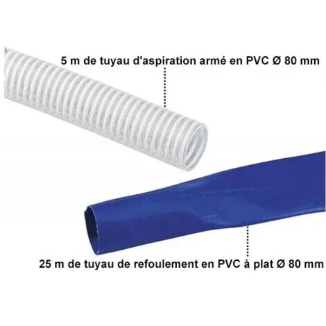 R12 Kit tuyaux pour motopompe thermique SDMO (1/3)