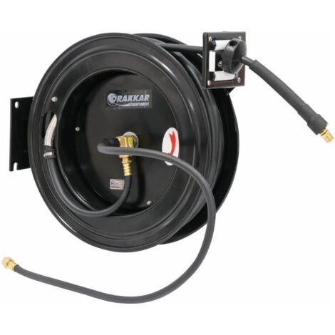 Drakkar Equipement – Enrouleur pneumatique 51324 – Longueur tuyau 20m – Pression max 20 bar – Raccord 3/8' – Métallique pour usage professionnel