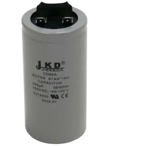 Condensateur 200 MF pour compresseur – Capacité 200 MF – Idéal pour compresseurs NUAIR – Performance optimale en milieu professionnel