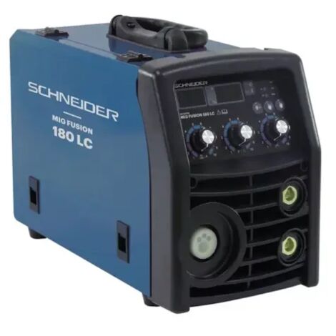 Schneider – Poste à souder MMA 230V 180A – Procédé MIG-MAG/TIG LIFT – Réglage 30-180A – Electrodes 1,6-3,2 mm – Affichage digital - 180LC