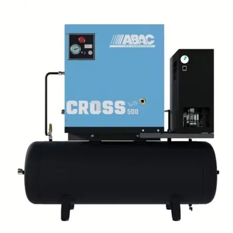 Compresseur d'air à vis 5,5 CV 200 litres avec sécheur ABAC