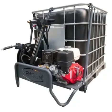 Renson – Nettoyeur haute pression thermique 250 bars – Moteur essence Honda GX390 13 CV – Débit 900 L/h pour nettoyage intensif – Châssis acier époxy