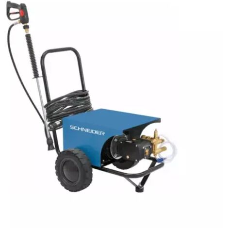 Schneider – Nettoyeur haute pression 170 bar – Moteur 5,5 CV – Débit 15 l/min – Flexible tressé 10m – Application détergents efficace (1/3)