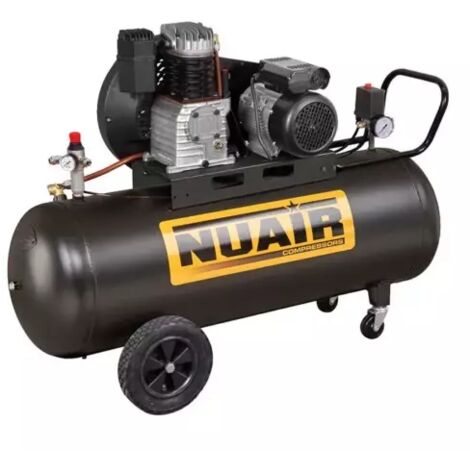Compresseur d'air à piston cylindre fonte 150 litres 3 CV NUAIR (1/3)