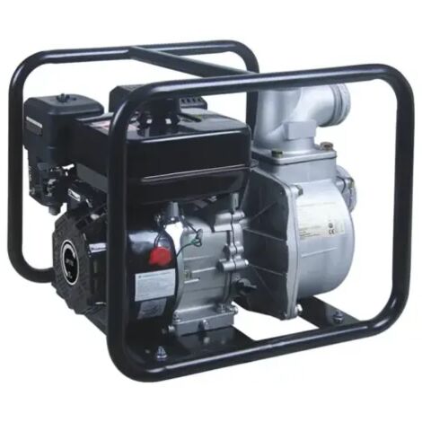Drakkar Equipement – Motopompe essence 4 temps 36 m³/h – Débit max 36 m³/h – Hauteur de refoulement 28 m – Moteur 7 CV pour chantiers professionnels
