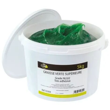 Graisse verte extrême pression NLGI2 5 kg – Résistante à l'eau – Protection anti-corrosion – Lubrification paliers lisses et roulements – Sodilub