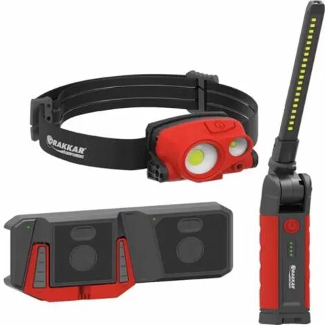 Pack éclairage à induction- Lampe frontale, baladeuse et chargeur (1/3)