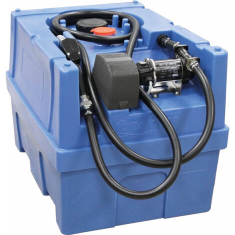 Cuve de ravitaillement gasoil PE 200L avec kit pompe à gasoil avec 20V Li-ion et 1 batt 4Ah (1/3)