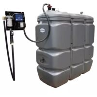 CUVE STOCKAGE FUEL PEHD 1500L STATION 230V 50L/M RENSON