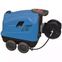 Sodise – Nettoyeur haute pression électrique 200 bar – Puissance 5,5 kW – Débit max 900 l/h – Tuyau tressé 20 m – Moteur pour usage intensif