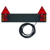 Rampe d'éclairage arrière 750 mm pour remorque bagagère