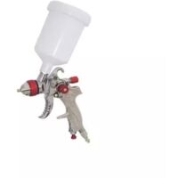 Drakkar Equipement – Pistolet pneumatique HVLP 600 ml – Buse 1,4 mm – Pression 4 bar – Consommation d'air 120-200 ml – Godet supérieur